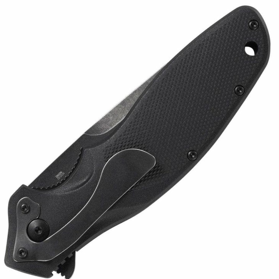 Sharp Knifves * | Suitable Price Columbia River (Crkt) Crkt Shenanigan Black, 3.35 Veff Serrated Blade, Black Grn Handle- K800Kkp