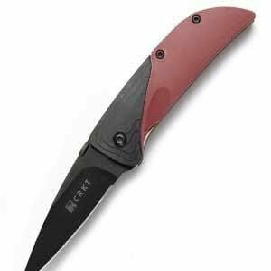 Mini Knifves * | Favorable Price Columbia River (Crkt) Columbia River Koji Hara Ichi, Red, Non-Assisted Opening