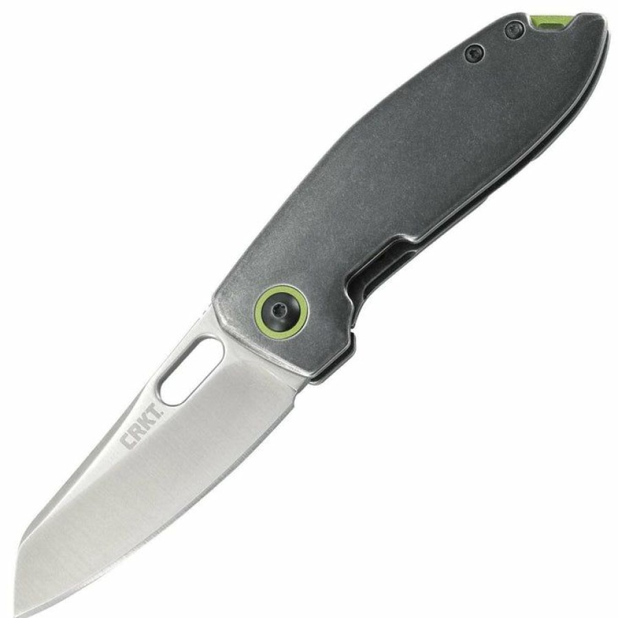 Sharp Knifves * | Half-Price Columbia River (Crkt) Crkt Sketch, 2.89 Plain Blade, Stainless Steel Handle 2550