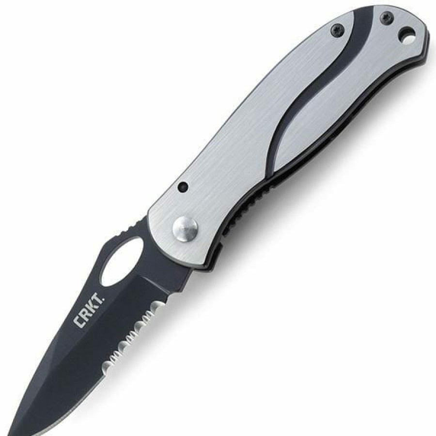 Mini Knifves * | Moderate Price Columbia River (Crkt) Cr6490K Pazoda, Stainless Steel Handle Folding Knife