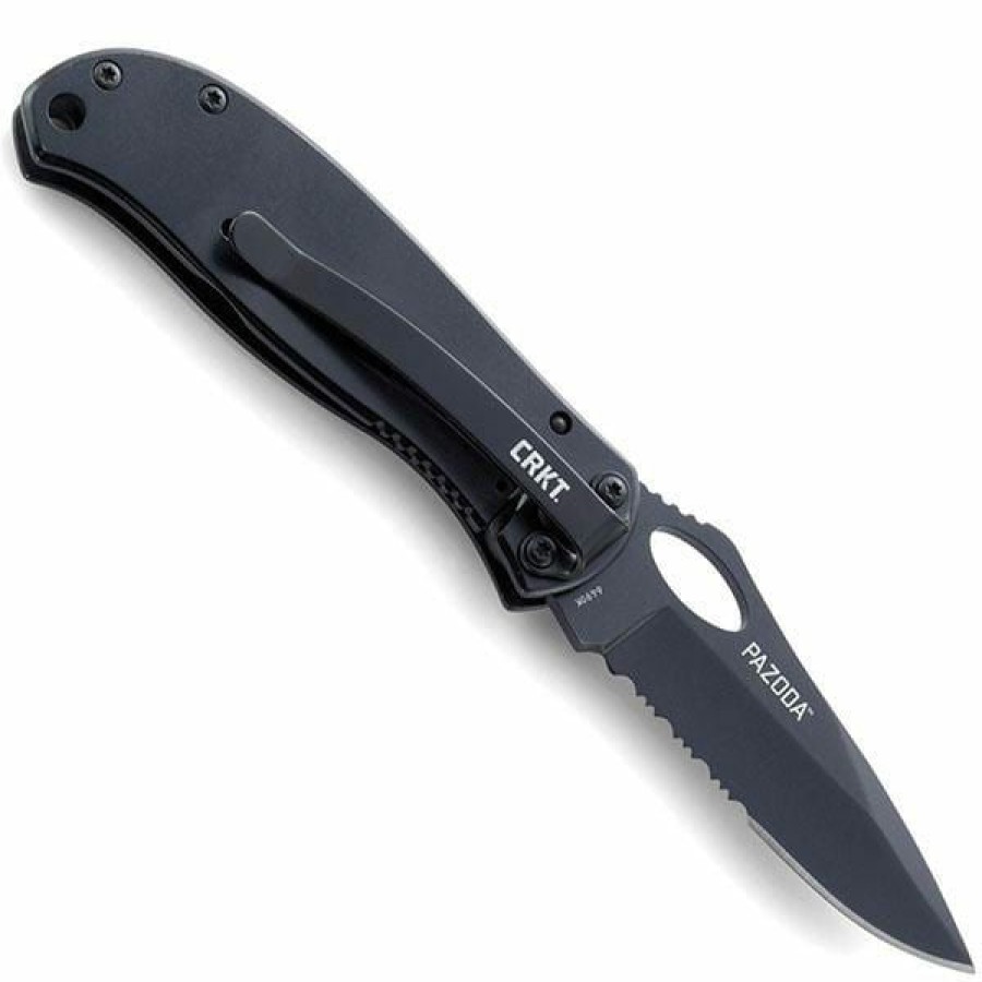 Mini Knifves * | Moderate Price Columbia River (Crkt) Cr6490K Pazoda, Stainless Steel Handle Folding Knife