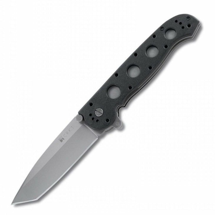 Mini Knifves * | Affordable Price Columbia River (Crkt) Crkt M16 3 Pocket Knife (Plain Edge, Black Zytel Handle)