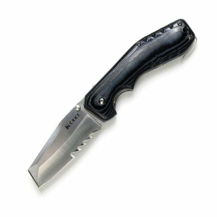 Sharp Knifves * | Suitable Price Columbia River (Crkt) Columbia River Graham Bros. Folding Razel, Single Serrated Blade Pocket Kni